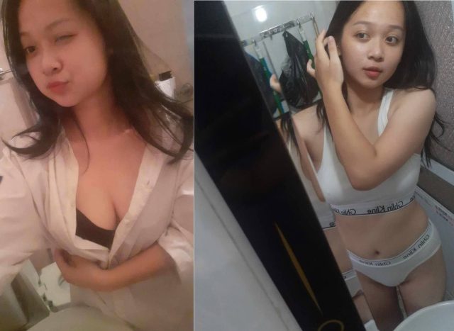 Nữ sinh vú bự hàng dâm chụp ảnh sex